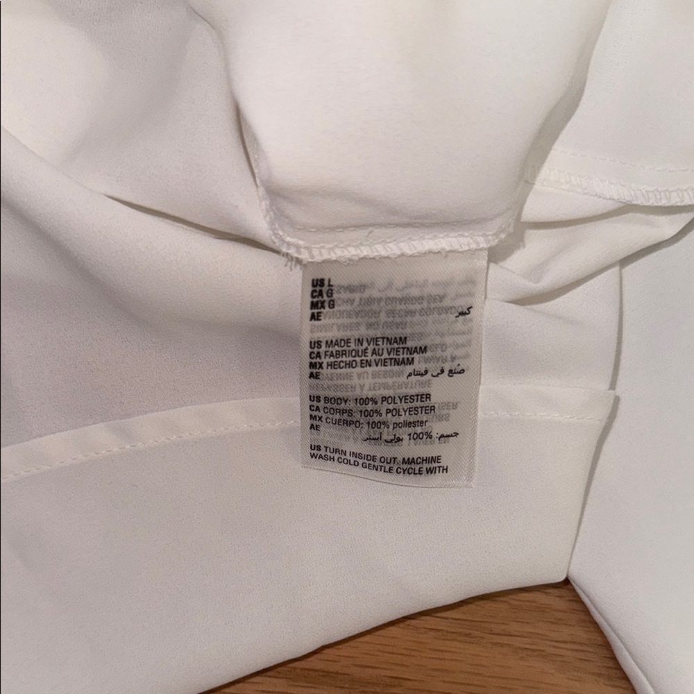 White Ruffled Blouse - Picture 6 of 6